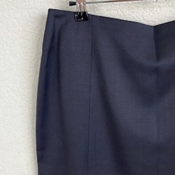 Aquascutum London Dual Slit Solid Pencil Skirt Straight - Picture 2 of 9